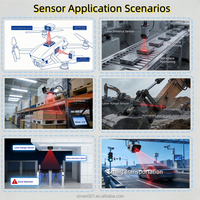 Siman SDF04 Capteur de distance Télémètre laser Évitement d'obstacles Contrôle de la hauteur de pulvérisation pour machines agricoles 4m TOF 1000Hz IP67