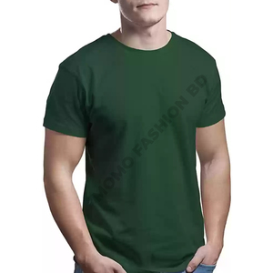 T-shirt Homme Grande Taille Coupe Droite en Coton Lourd 200g Qualité Supérieure Tissu Toile 100% Coton Séchage Rapide Prix de Gros BD - Product Image 2