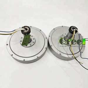 Generador de imanes sin núcleo de disco de 1kW con bajo par de arranque para aerogeneradores verticales - Product Image 1