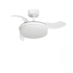 Ventilateur de plafond rétractable de 42 pouces, nouveau design, ventilateur de plafond avec lumière, ventilateur de plafond intelligent invisible avec télécommande - Product Image 1