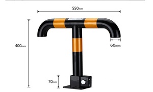 Hot bán thép <span class=keywords><strong>t</strong></span> phong cách bãi đậu xe không gian chặn rào cản cho bãi đậu xe ngoài trời khóa - Product Image 2