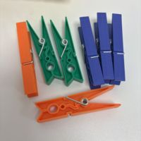Pinces à linge multifonctionnelles et résistantes au vent, pinces à linge en plastique colorées à ressort, 20 pièces par paquet