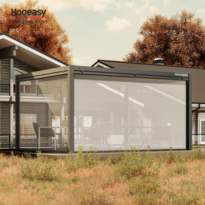 Hooeasy stores motorisés manuels <span class=keywords><strong>store</strong></span> enrouleur <span class=keywords><strong>à</strong></span> glissière écran latéral bioclimatique toit <span class=keywords><strong>à</strong></span> persiennes <span class=keywords><strong>pergola</strong></span> extérieure en aluminium - Product Image 3