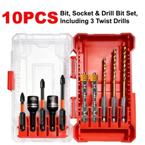 Guest Quality 10pc Repair Tool Set 1/4 In <b>Torx</b> <b>Bits</b> High Carbon Steel Mechanical Repair Kit - Product Image 2