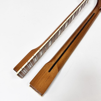 Manche de guitare électrique TL en érable torréfié brillant à 22 frettes avec incrustation en bloc et nut en os de 42 mm