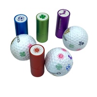 Tampons de marqueur de balle de golf en aluminium auto-encreur Tampons de balle de golf personnalisés