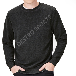 Sweat-shirt à capuche sur mesure pour hommes col rond manches longues sweat-shirt respirant fabricant de vêtements pour hommes coton/polaire - Product Image 3