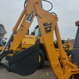 Asli JCB 3cx backhoe loader digunakan backhoe loader roda kecil ekskavator loader