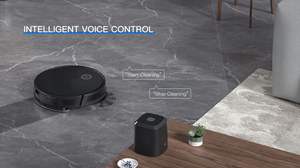 Aspirateur intelligent anti-collision et anti-chute, recharge automatique, contrôlé par application, aspiration programmée et à points fixes - Product Image 5