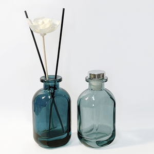 High Quality Custom 150ml Flat Glass Bayonet Diffuser Bottles with <b>Stopper</b> for Home Scents Wholesale Hot Selling - Product Image 1