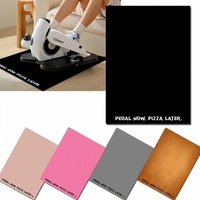 Tapis d'exercice personnalisé amusant en gros, tapis de sol de fitness antidérapant et absorbant les chocs pour la salle de sport à domicile.