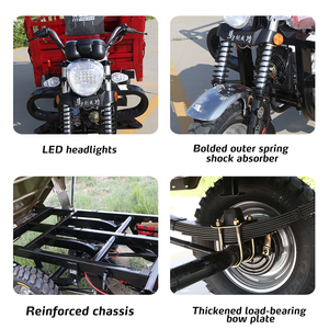 Moto de livraison agricole fournie en usine Tricycle Pragya avec motocyclette à essence à haut rendement de 200cc - Product Image 3