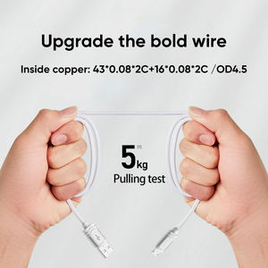 Cable de Datos MICCELL 3A de Carga Rápida Micro USB Tipo-C con Blindaje de Metal TPE para Impresora y Dispositivos Móviles - Product Image 4