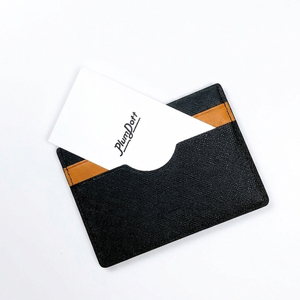 Portefeuille porte-cartes en cuir véritable Saffiano MA3 fabriqué en Corée, pochette minimaliste pour cartes de visite, sac de rangement quotidien portable en cuir - Product Image 5