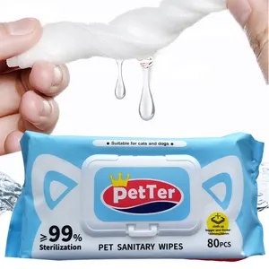 High Quality Pet Eye Stain Wipes New Pet Grooming Biodegradable Wipes For Cats And Dogs Eye Cleaning Wipes