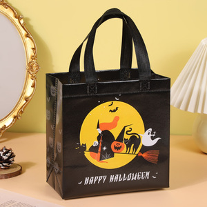 Sacchetto Riutilizzabile per Trick or Treat, Borsa Impermeabile per Caramelle e Regali di Halloween in Tessuto Non Tessuto per Bambini - Product Image 4
