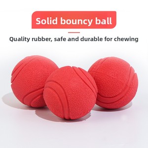 Juguete de Pelota Elástica Resistente para Perros, Ideal para Golden Retriever, Mordidas, Perros Medianos/Grandes, Juguete Duradero para Masticar, Limpiar Dientes y Lanzar - Product Image 2