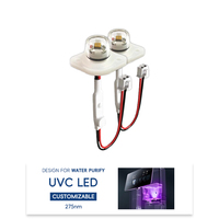 Module LED UV-C haute efficacité ECO Price UV 275nm DC12V 0.5W 40mA IP68 DC24V pour purification de l'eau et de l'air 6-10mW