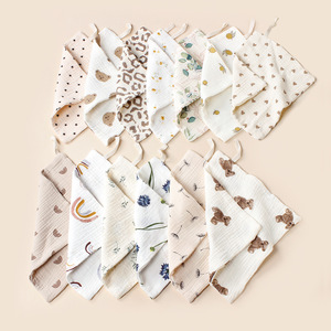 Salviette morbide per bambini in mussola di garza bavaglini per bava per neonati - Product Image 4