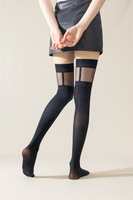 Lady Custom Logo Nylon Foot Socks Long Knee-ankle Length Silk Sheer Dress Socks Colorful Tube Style Women Stockings Solid