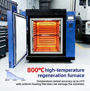 Horno de Alta Temperatura de Calidad para Pruebas de Filtros de Partículas Diésel (DPF) y Banco de Pruebas, Máquina Neumática de Limpieza de Filtros de Partículas Diésel - Product Image 4