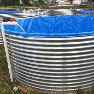 High-density Canvas <strong>Fish</strong> <strong>tank</strong> Movable Circular Galvanized Sheet <strong>Fish</strong> Farming <strong>tank</strong> - Product Image 2