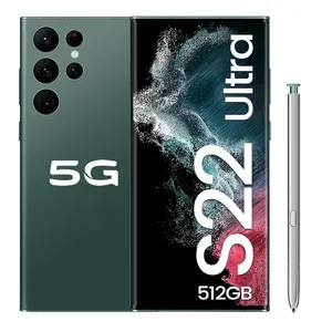 Hot Selling S22+ ULTRA original 12gb+512gb 16MP+32MP face unlock full Display Android 10.0 Cell Phone Smart Mobile Phone