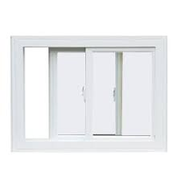Ventanas y Puertas Corredizas Horizontales de PVC con Doble Acristalamiento, Resistentes a Huracanes, con Función Antiviento para Uso en Sótanos Exteriores