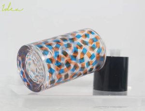 New <b>Product</b> Cylindrical Print Custom Logo Translucent 200ml Glass Lotion Bottle Glass Bottles for Cosmetics Packaging - Product Image 3