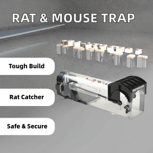 Estación de cebo para roedores de estado sólido personalizada, caja trampa de plástico eficiente para ratones para atrapar ratas, ratones, diseño de animales, receptor de ratones - Product Image 2