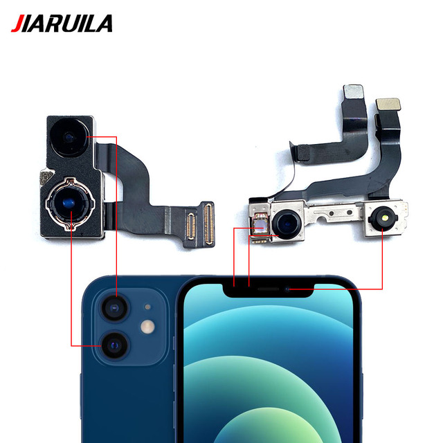 Wholesale Mobile Phone Spare Camera Part for iPhone 12 13 Pro Max Mini Camera Module Camera Flex Cable Phone Spare Parts