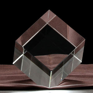 Bloc de cristal K9 transparent industriel pour gravure de logo personnalisé, base de récompense - Product Image 2