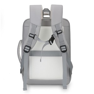 Sac à dos unisexe imperméable pour ordinateur portable avec logo personnalisé, port USB, fermeture éclair, en polyester, capacité 20-39L, idéal pour les voyages d'affaires - Product Image 3