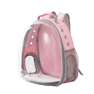 Mochila Transparente para Mascotas Tipo Cápsula, Personalizada por Fábrica OEM/ODM, Transportadora de Gatos de Doble Hombro, Portátil para Exteriores - Product Image 5