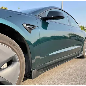 StarNav Suitable for Model3 Side <b>Skirt</b> <b>Split</b> FAST Style Car Side Beam <b>Skirt</b> Lower Body Kits Tuning External Decoration - Product Image 4