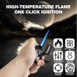 Encendedor Recto Resistente al Viento, Apto para Barbacoa al Aire Libre, Camping y Uso en la Cocina (el Producto No Contiene Combustible) - Product Image 6