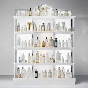 Modern Commercial Cosmetics Store Perfume Bottle Display Case Supermarket Mall Perfume Display Stand