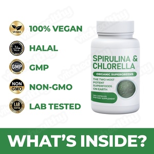 Капсулы спирулины и хлореллы Vitahealthy: Органическая травяная добавка для улучшения метаболизма, прямые поставки с фабрики OEM/ODM - Product Image 4