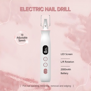 2025 Personal Caring Nail Art Salon 45000rpm Electric Nail <b>Drill</b> Cordless 10 Speeds Portable Charging Nail <b>Drill</b> Machine - Product Image 3