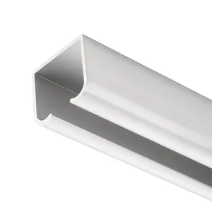 High end aluminum sliding door roller aluminum alloy slide track for wooden and steel door rollers