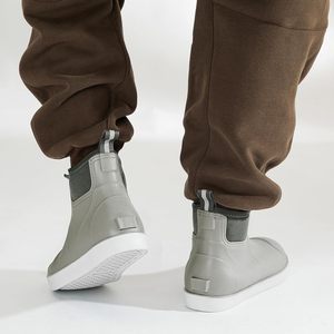 Botas <span class=keywords><strong>de</strong></span> Cubierta <span class=keywords><strong>de</strong></span> Goma Gris para Toda Temporada con Forro <span class=keywords><strong>de</strong></span> Neopreno, Impermeables, para Lluvia y Exteriores, para <span class=keywords><strong>Pesca</strong></span>, Navegación y Ocio - Product Image 3