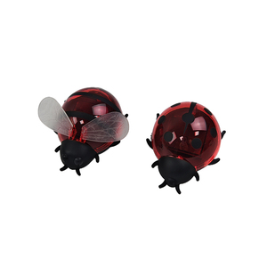 Lámpara Nocturna <span class=keywords><strong>de</strong></span> Mariquita, Regalo <span class=keywords><strong>de</strong></span> Temporada <span class=keywords><strong>de</strong></span> Primavera, Linda Lámpara <span class=keywords><strong>de</strong></span> Insecto LED para Decoración <span class=keywords><strong>de</strong></span> Habitación Infantil/Jardín (Funciona con Pilas/Energía Solar) - Product Image 2