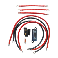 Câbles de batterie robustes à âme en cuivre, fils de charge avec fusible, isolation PVC, indice IP67, pour moto, JEEP, UTV, ATV, pick-up, camping-car, bateau