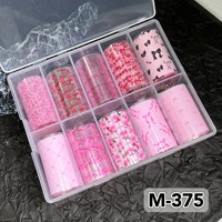 Nouvelles feuilles de transfert pour nail art en plastique, style coréen, prêtes pour Instagram, sûres pour les enfants, non toxiques, motifs patchwork, nœuds, fleurs, animaux mignons