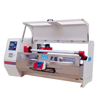 Machine de découpe automatique de rouleaux de ruban adhésif à axe unique, haute vitesse 1300 mm, contrôle PLC, servomoteur, BOPP, vêtements, alimentation, bois