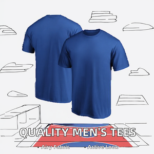 T-shirts de sport pour hommes de haute qualité, personnalisables, respirants, motif à carreaux, 180 grammes, design vierge, L701 - Product Image 2