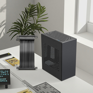 Cho rgeek A07 Micro PC Chassis SFF nhỏ Yếu tố hình thức ngang ITX Máy tính chơi Game trường hợp hỗ trợ GPU và PCIe3.0 Cáp - Product Image 2