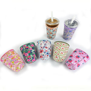 Portavasos de Neopreno Personalizado de Fábrica para Vasos de Café Helado de 22-24 oz - Product Image 1