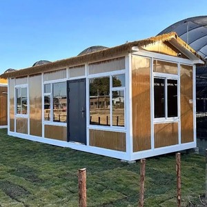Hotel Villa Contenedor Moderno para Campamentos al Aire Libre con Pared de Cristal y Terraza de Madera para Resort en la Naturaleza - Product Image 3