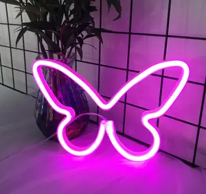 All'ingrosso estetica Teen Girl Kid insegne al Neon LED batteria o luci di decorazione al Neon del pianeta alimentate USB